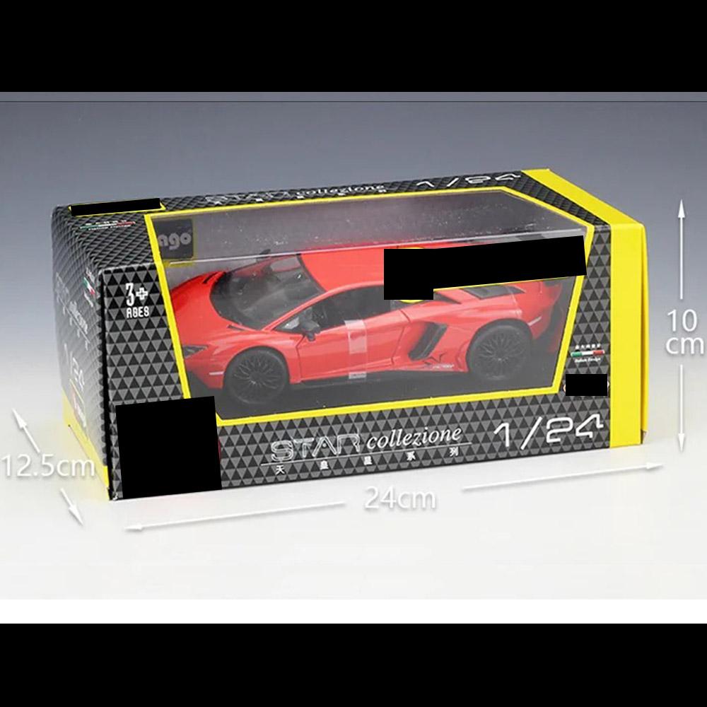 Lamborghini Aventador LP 750-4 SV Car Model 1:24 Die Cast Doors Openable Toys - Image 5