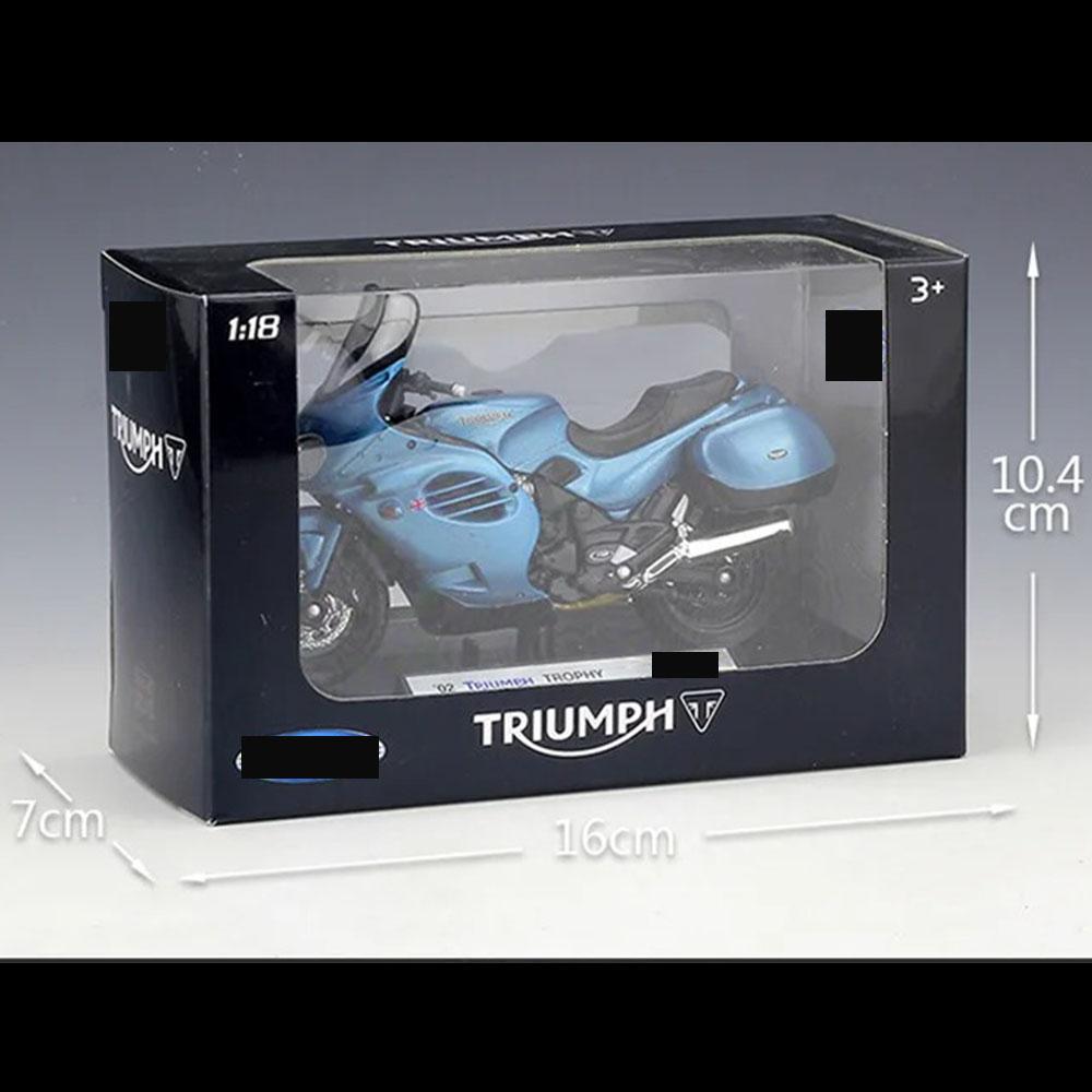 Triumph Trophy 1200 Motorcycle Model 1:18 Die Cast 2002 Shock Absorber Toys - Image 4