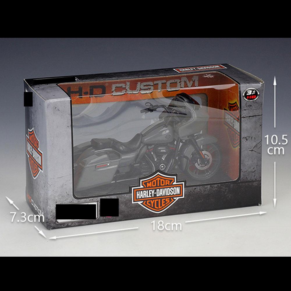Harley-Davidson CVO Road Glide Motorcycle Model 1:18 Die Cast 2018 Toys Gift - Image 4