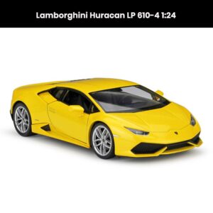Lamborghini Huracán LP 610-4 1:24 die-cast car model with openable doors and hood collectible toy gift