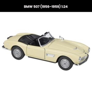 BMW 507 1:24 die-cast car model (1956–1959) with openable doors and hood collectible toy gift
