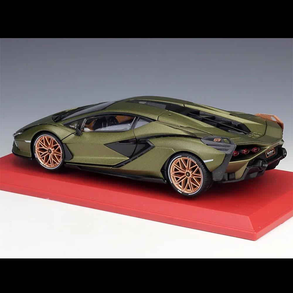 Lamborghini Sian FKP 37 Car Model 1:18 Die Cast Doors Hood Openable Toys Gift - Image 3