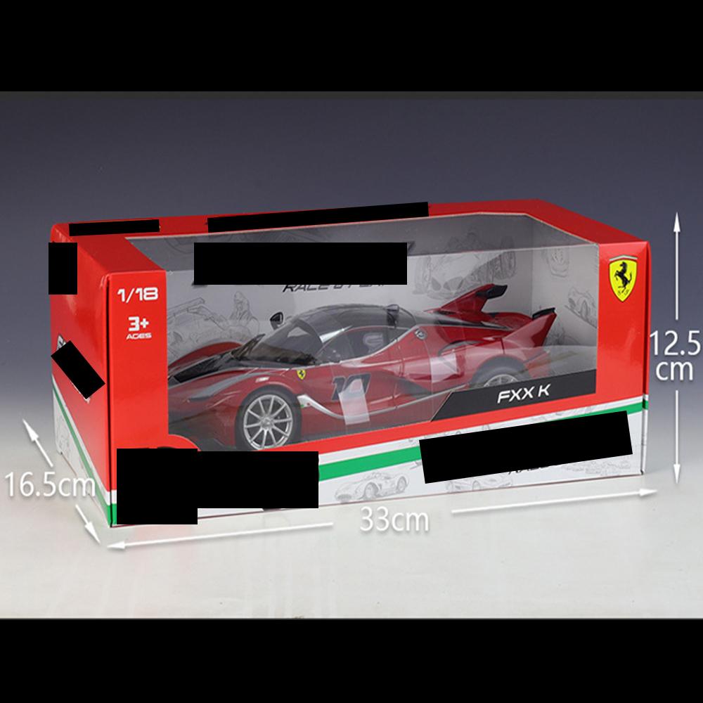 Ferrari FXX-K Car Model 1:18 Die Cast wing Door Hood Openable Upwards Toys Gift - Image 4