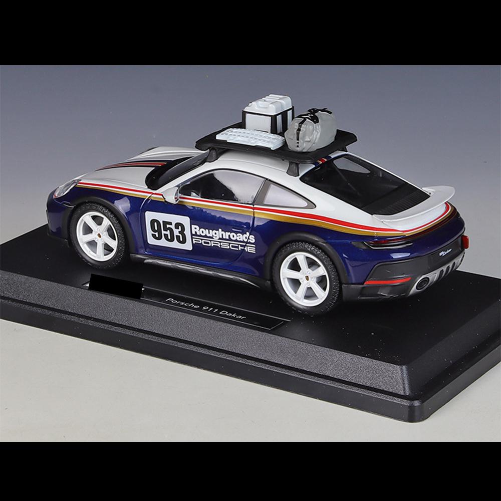 Porsche 911 Dakar 992 Gen Car Model 1:24 Die Cast Doors Openable Toys Gift - Image 3