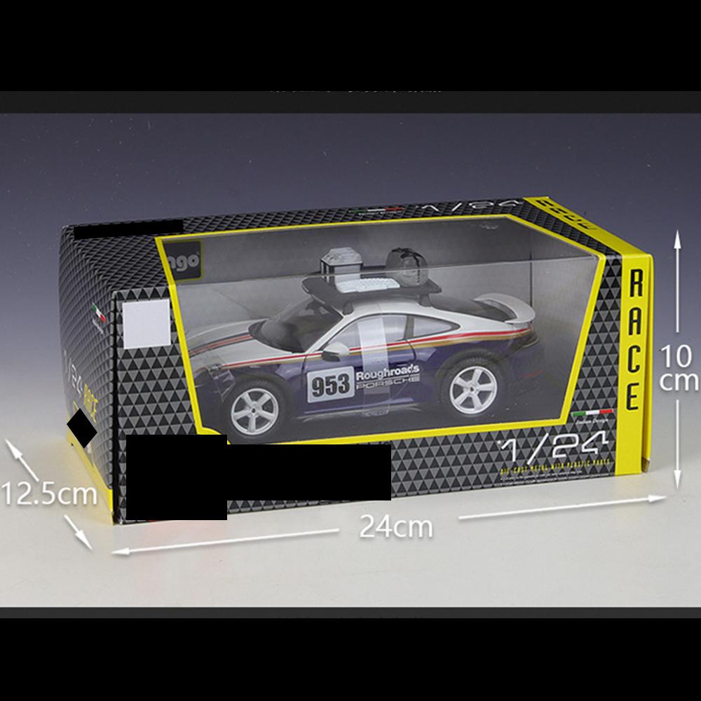 Porsche 911 Dakar 992 Gen Car Model 1:24 Die Cast Doors Openable Toys Gift - Image 4